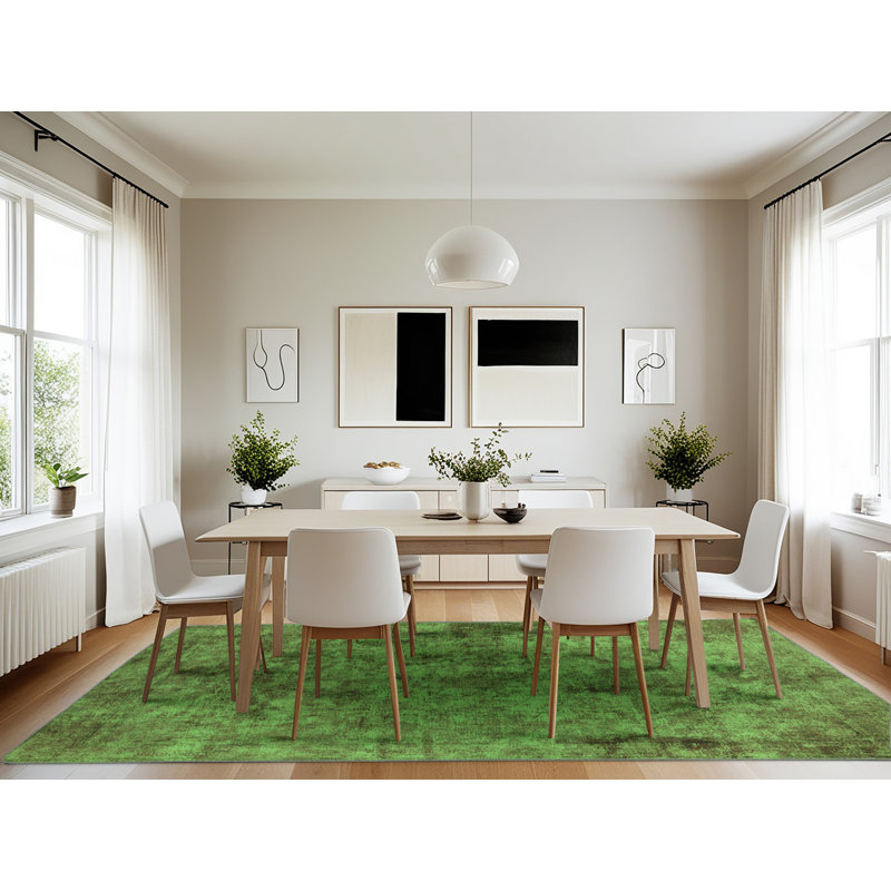 Emara Washable Abstract Indoor Rug, Rectangle 7' x 10'