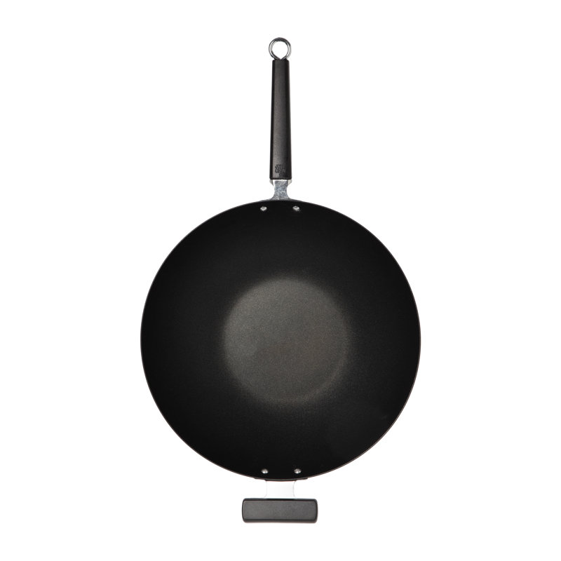 Wok en acier au carbone antiadhésif 14 po Honey Can Do