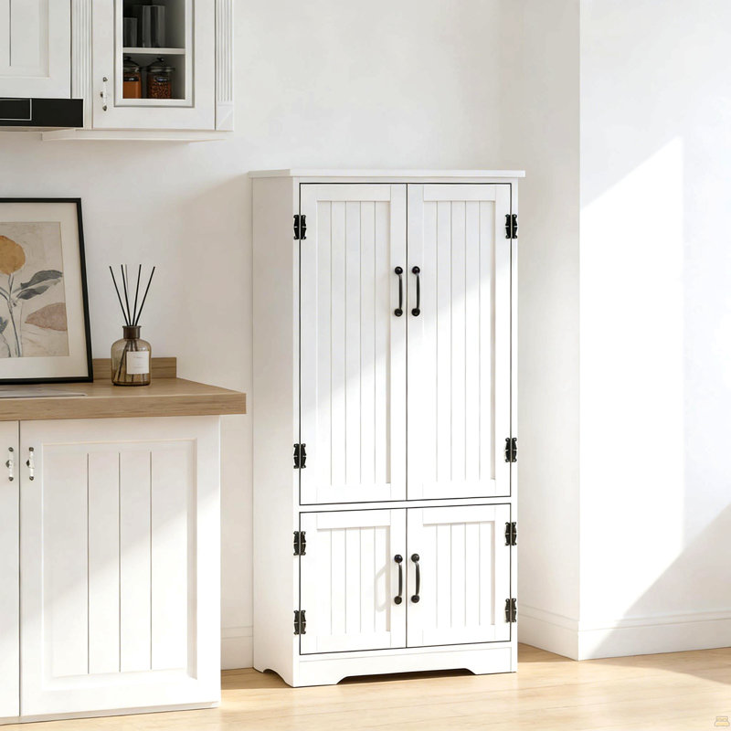 Armoire de cuisine autoportante, armoire de maison de ferme, armoire de rangement décorative