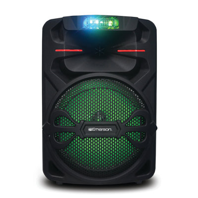 12” Bluetooth Party Speaker with Disco Lights