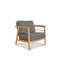 Aalto Teak Club Chair With Cushion In Melon-1861656209-1861656211