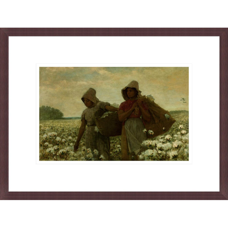 The Cotton Pickers par Winslow Homer - Impression sur toile, H 12,66 po x l 16,75 po