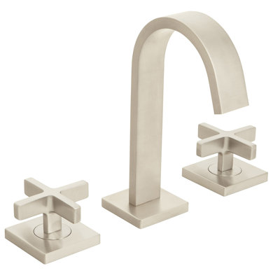 Robinet de salle de bain espacé avec ensemble de bonde Lura