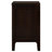 Garrett Cappuccino 2-Drawer Rectangular Nightstand