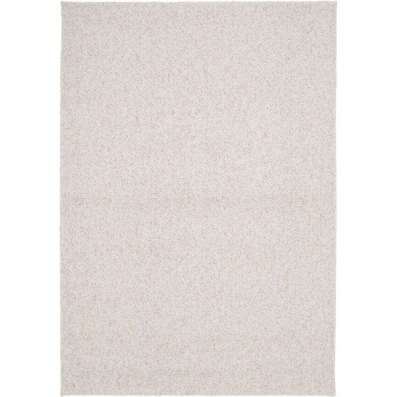 Machine Washable Tufted Rug, Plain, Cream, Rectangle 200 x 290cm
