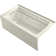 Archer® 60-in X 32-in Integral Apron Whirlpool  Heated Bubblemassage Air Bath with Left-hand Drain