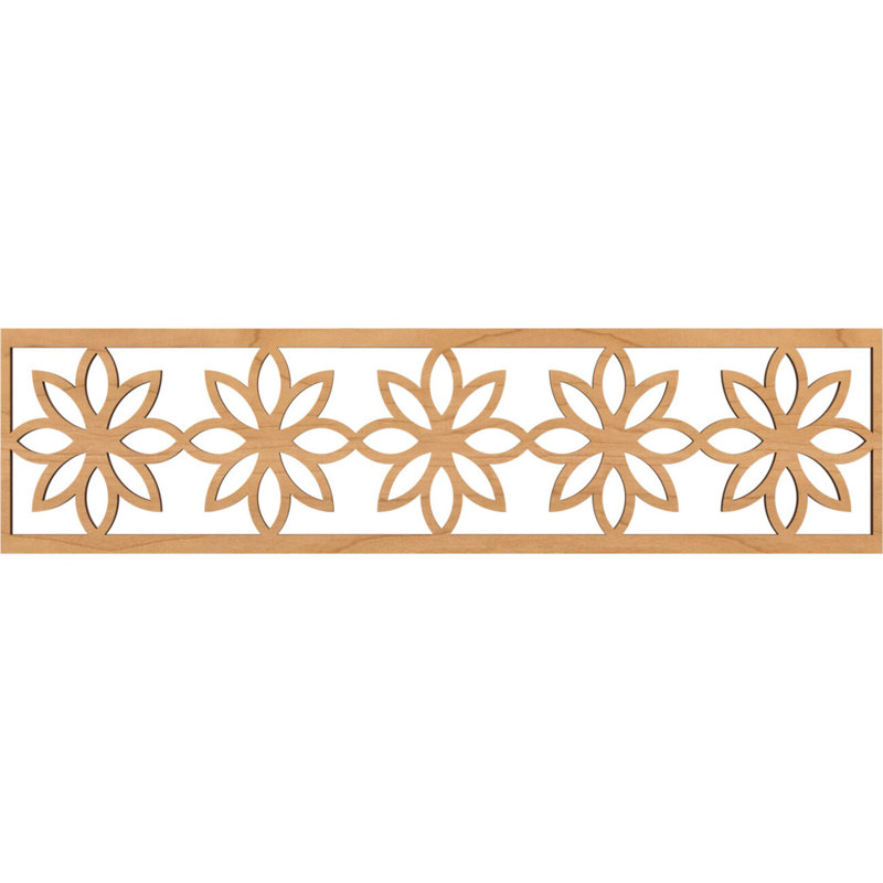 Moulure de marguerite Daisy, Érable, H 12 po x l 47 po x P 0,375 po