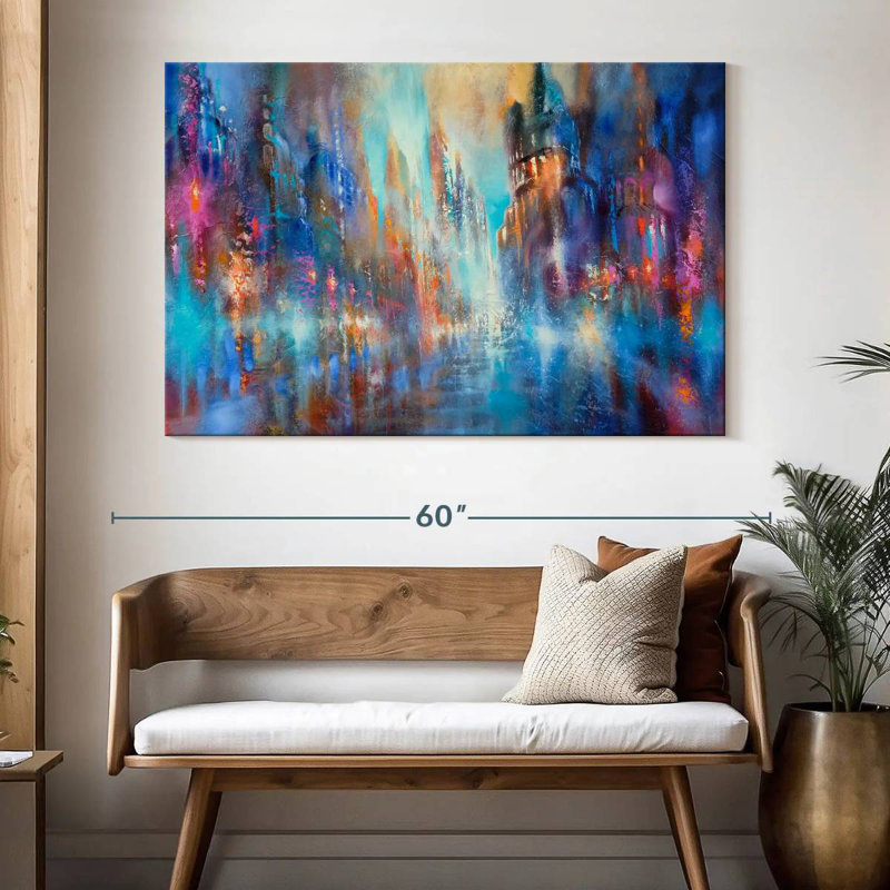 Avery Into The Light City, 34" H x 51" W