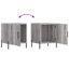 Abeda 40cm W Iron Bedside Table-944841234