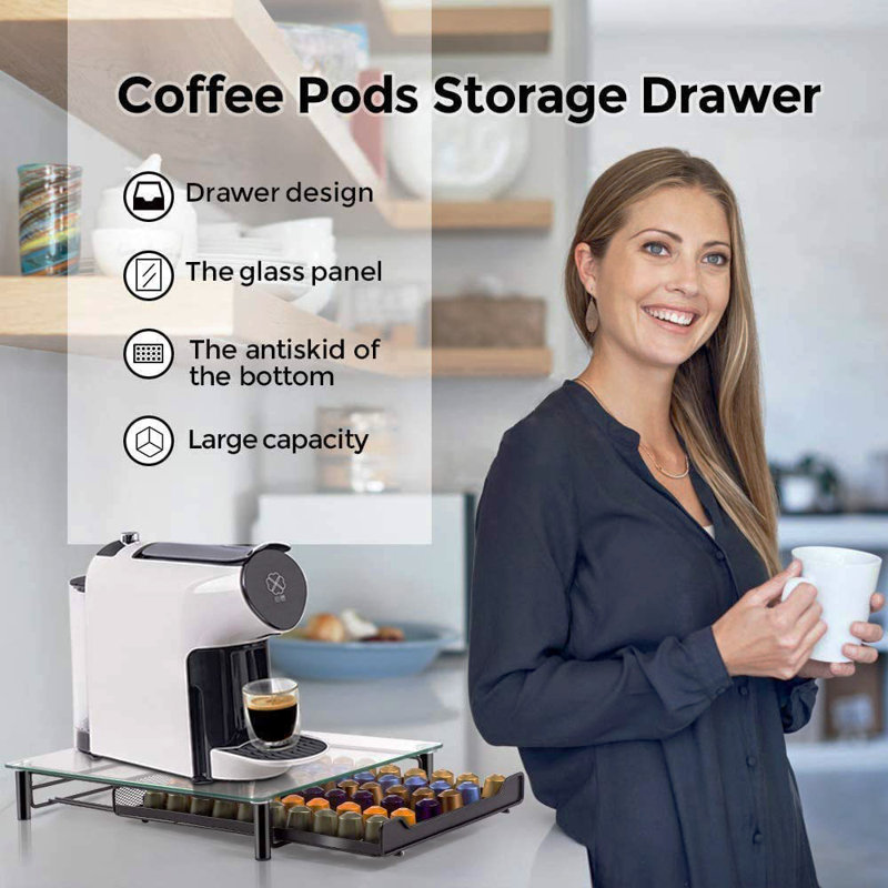 Rebrilliant Phillip Glass 60 Pod Coffee Pod Storage