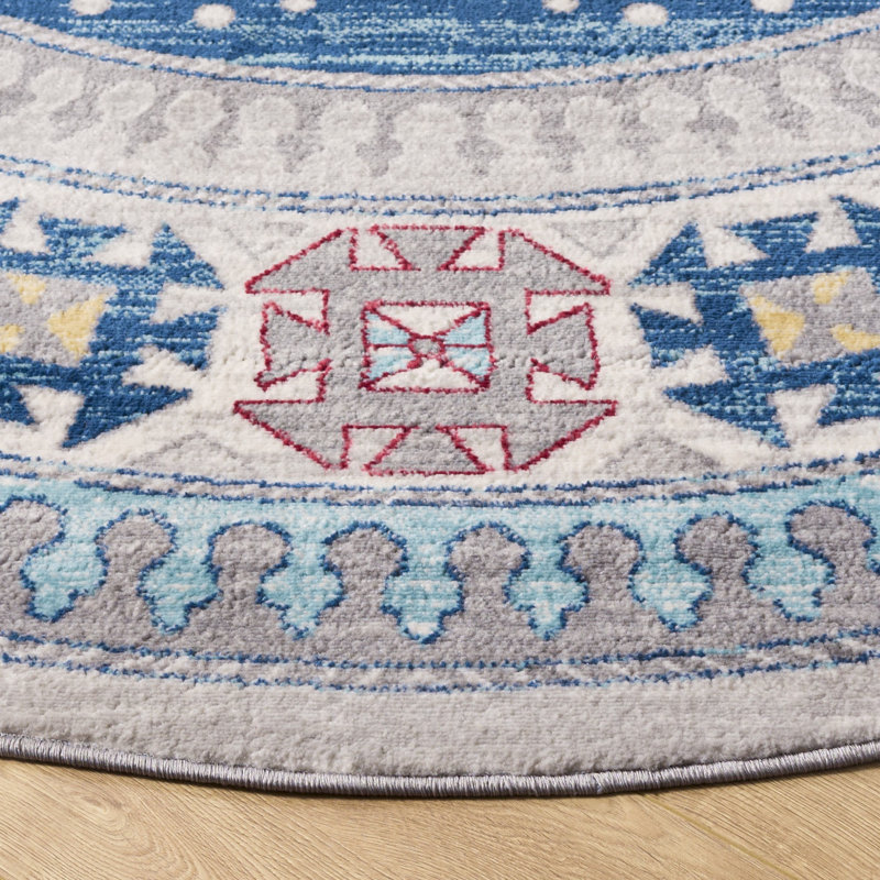 Sereno Performance Oriental Rug, Round 6'7"