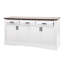 Buffet avec 4 portes, 3 tiroirs, tablettes réglables et ensemble anti-basculement-1085916806