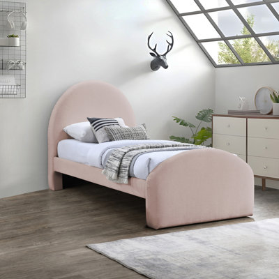 Chiu Chenille Fabric Upholstered Bed