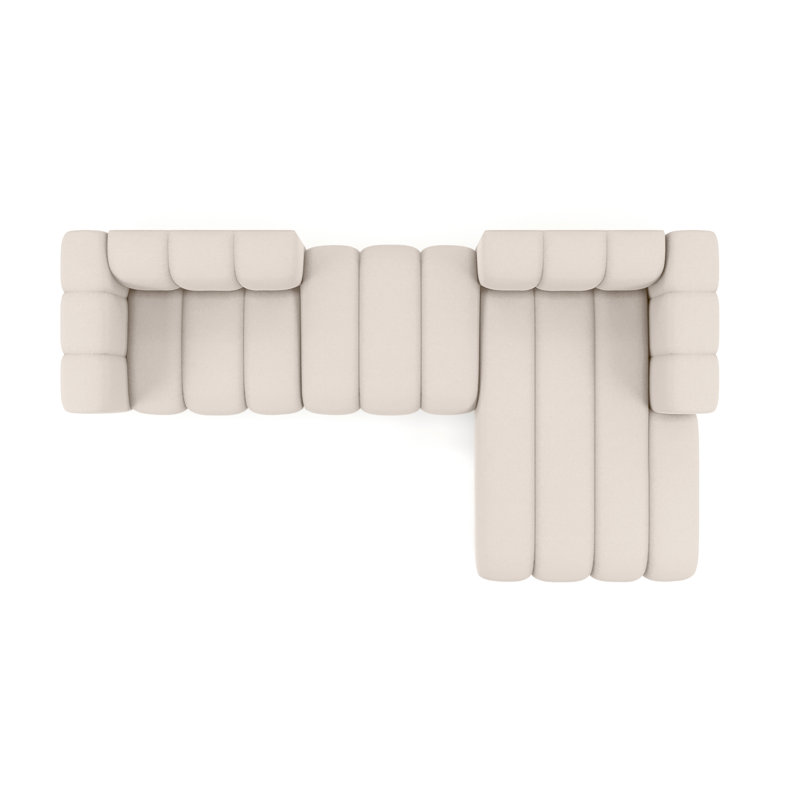 3 Seater Velvet Sofa & Chaise
