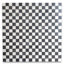 Silver Wave Black Forest Thassos White Marble 2X2 Checkerboard Mosaic Tile Polished