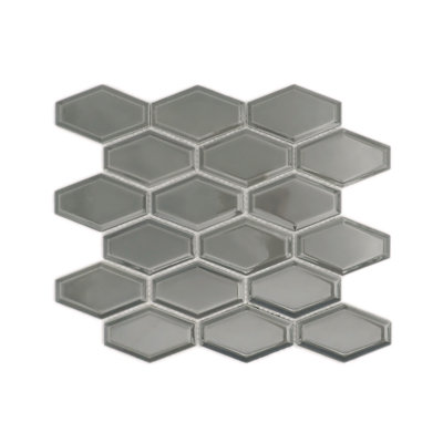 Reward™ Dove 10" x 11" Porcelain Honeycomb Mosaic Tile