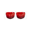 Le Creuset Stoneware Set of Two Heart Ramekins-111768854