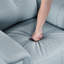 Fauteuil inclinable et pivotant en cuir-11409362