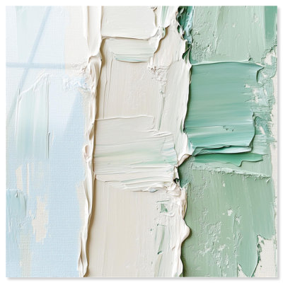 Minted Horizon I Acrylic Print Mint Abstract Art by Art Remedy