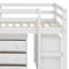 Lit mezzanine double bas avec cabinet-2130900312