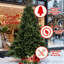Arbre de Noël artificiel épinette de luxe dense et réaliste Luxury-1806165676-1806165665