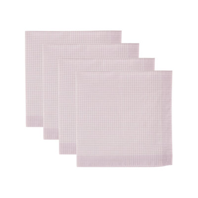  Lavender Fog Gingham Napkin Set/4