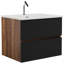 Meuble-lavabo mural 24 po avec lavabo en céramique, grand rangement, trop-plein intégré, pré-assemblé-1336002661