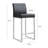 Upholstered Counter Stool with Metal Frame-2082654157-2082654162