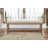 Pangea Home Athena Upholstered 59" Rectangle Storage Bench – Contemporary Tufted Seating for Living Room, Office, Entry Way or Bedroom-32410001-51051175
