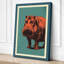 Hippopotamus Presence Rustic - Wrapped Canvas-1215454394-1215454396