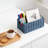 Hand-Woven Paper Rope Storage Baskets, Set Of 2 Collapsible Wicker Organizer Bins For Shelves, Foldable Cube Baskets For Bathroom, Living Room, And Kitchen Organization-268347838