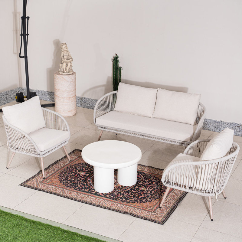 Dovery 4-Person Outdoor Seating Group With Cushions