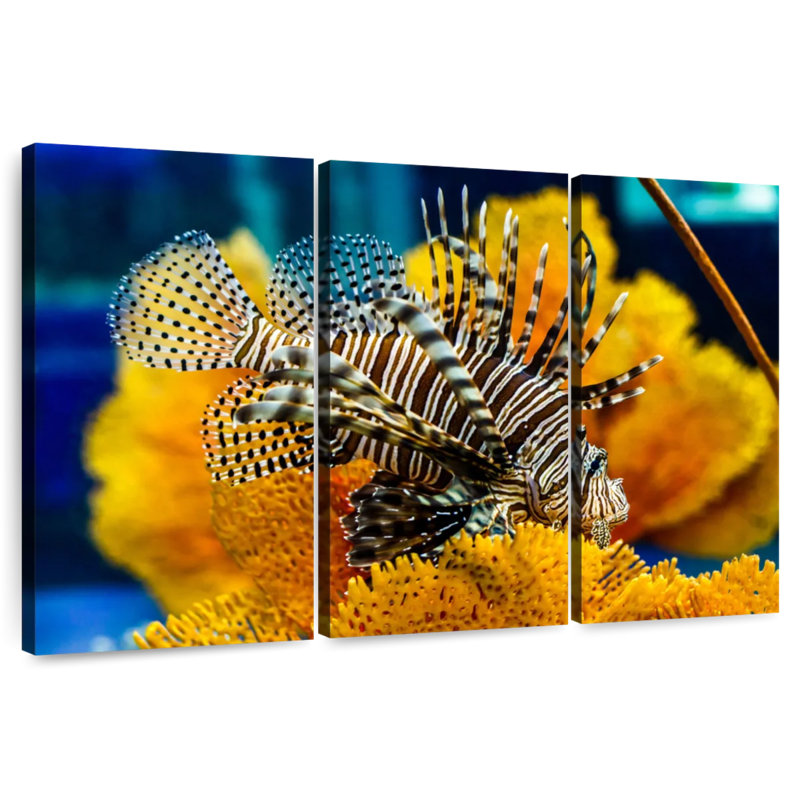 Saltwater Fish, 24" H x 38" W