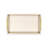 Mariline Elegant Fish Scale Pattern Tray & Gold Handles - Gold-105512676