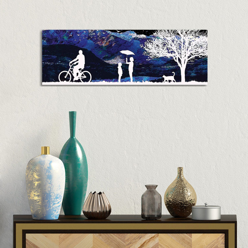 Dont Leave by Gab Fernando - Wrapped Canvas Panoramic Print, 30.48 cm H x 91.44 cm W x 1.91 cm D