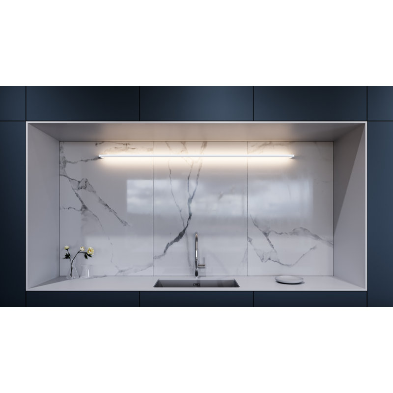 Thin-Line™ 1 - Light LED Bath Bar, Satin White, 3000K, 0.75'' H X 72'' W X 3.5'' D