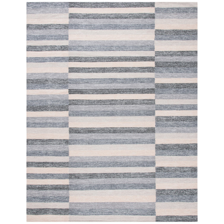 Whittlesey Hand Woven Cotton Striped Rug