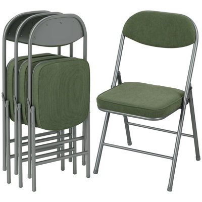 Fabric Padded Office Folding Chairs Folding Chair Set