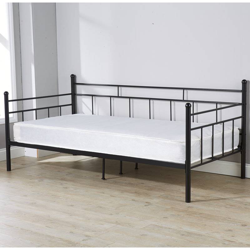 Heracles Metal UK Single - DE 90 X 190 Cm, Black