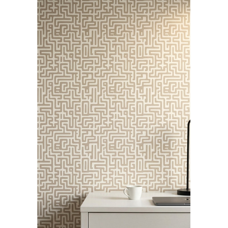 Papier peint sur fond blanc, Peel and Stick