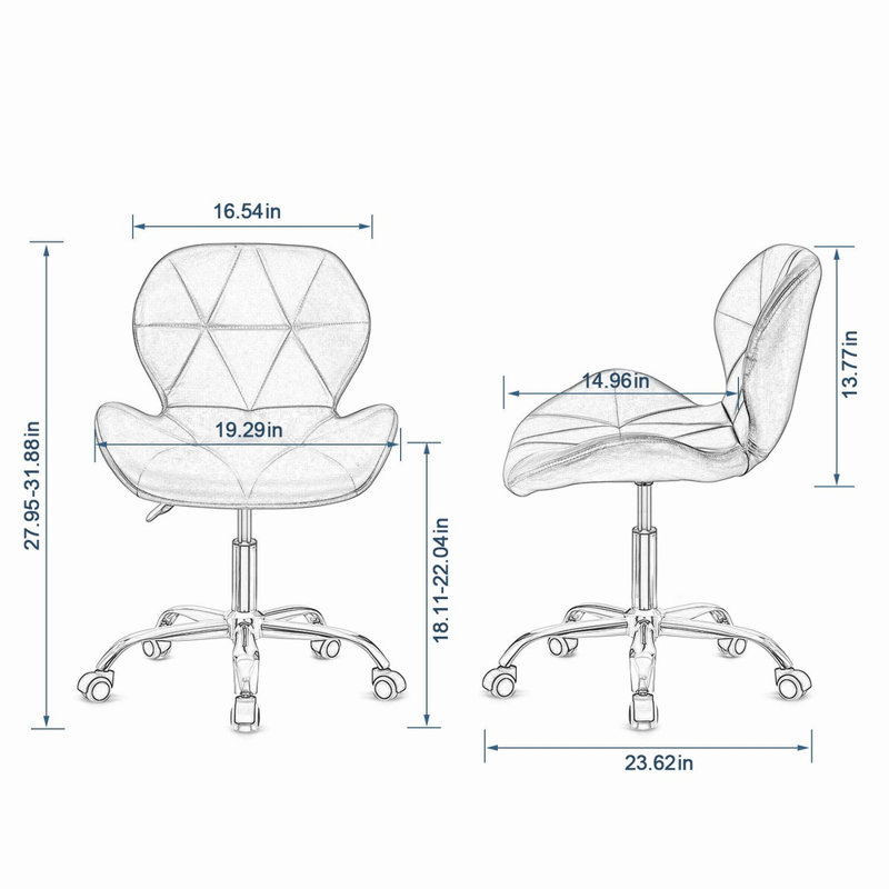 Erlsten Office Chair, Light Grey
