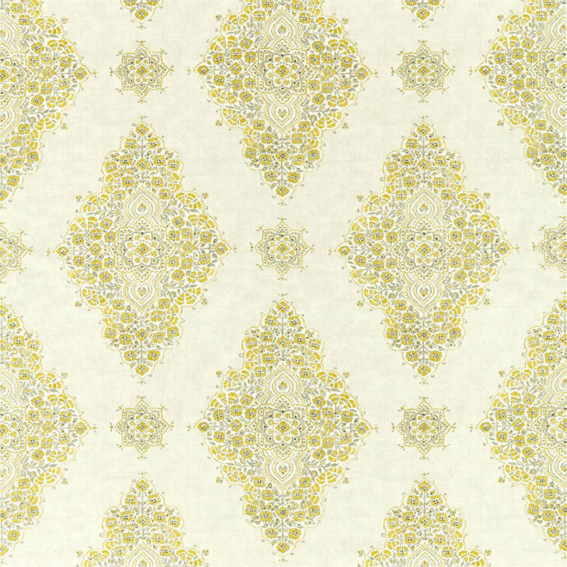 Siam Diamond Fabric, Sumac/Gray