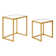 Rocco Glass Top Nesting Tables
