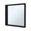Armoire de salle de bain murale à miroir avec rangement pour objets essentiels quotidiens, 23,6 x 23,6 x 2,8 pouces, aspect minimaliste