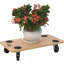Meuble de rangement de meubles, chariot à roulettes en bois robuste avec roulettes pour réfrigérateur à canapé de piano, articles lourds, peut supporter 500 lb (plateforme 2 pièces de 22,8 po x 11,2 po)