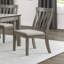 Table de salle à manger 5 pièces Country Casual Styling avec tiroirs et 4 chaises d'appoint