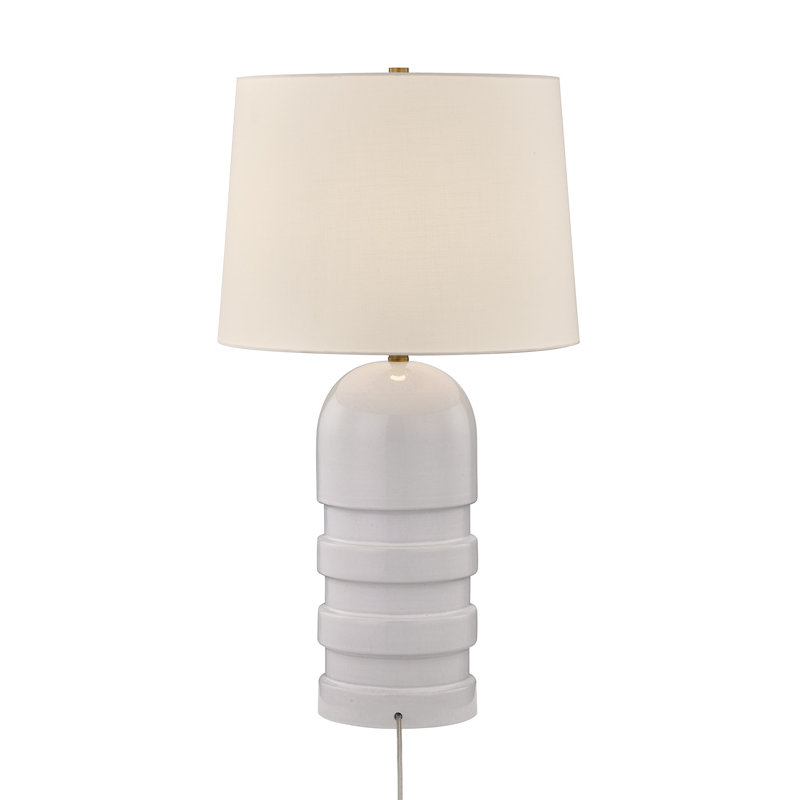 Lampe de table 1 lumière Wehunt, Blanc