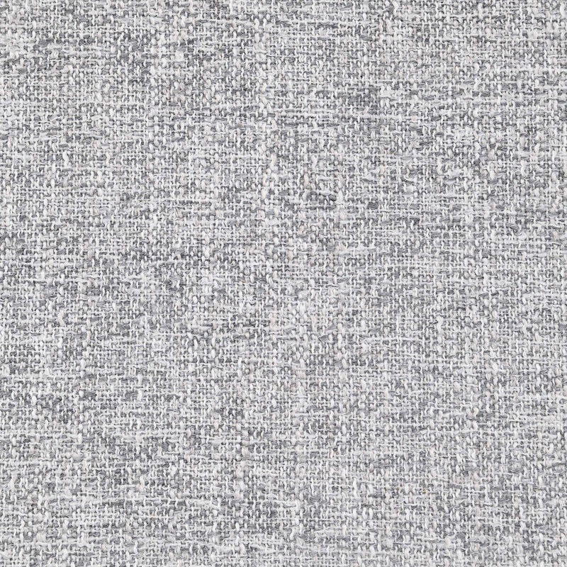 Chaise avec accoudoirs rembourrée avec roulettes Orya, Gris clair