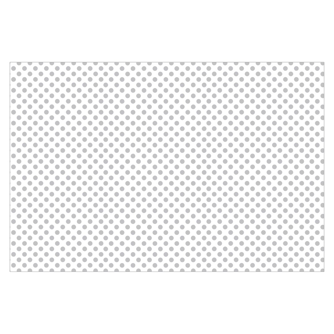 Strukturierte Tapete Grey Dots on a White Background 2,25 m x 336 cm