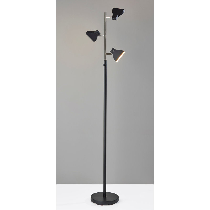 Lampe sur pied à branches noire Krishara